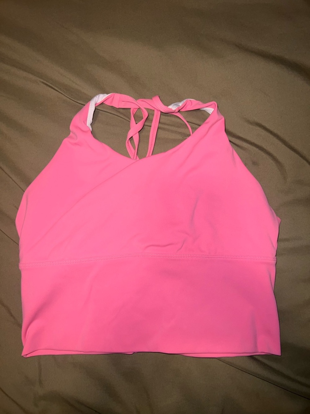 Coral Matrix Bra Top